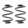 Fahrwerksfedern-Set hinten Schraubenfeder Ø 145 mm KYB für u.a. BMW 3er