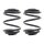Suspension Spring Set rear coil spring Ø 140 mm KYB for OPEL CALIBRA