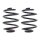 Suspension Spring Set rear coil spring Ø 152 mm KYB for e.g. DAEWOO NEXIA