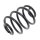 Suspension Spring Set rear coil spring Ø 152 mm KYB for e.g. DAEWOO NEXIA