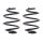 Fahrwerksfedern-Set hinten Schraubenfeder Ø 142 mm KYB für OPEL TIGRA