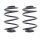 Suspension Spring Set rear coil spring Ø 157 mm KYB for e.g. OPEL ASTRA