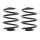 Suspension Spring Set rear coil spring Ø 151 mm KYB for e.g. OPEL ASTRA