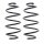 Fahrwerksfedern-Set hinten Schraubenfeder Ø 138 mm KYB für u.a. OPEL ASTRA