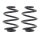 Fahrwerksfedern-Set hinten Schraubenfeder Ø 147 mm KYB für u.a. BMW 3er