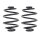 Fahrwerksfedern-Set hinten Schraubenfeder Ø 159 mm KYB für u.a. OPEL VECTRA