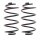 Fahrwerksfedern-Set hinten Schraubenfeder Ø 146 mm KYB für u.a. OPEL ASTRA