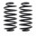 Suspension Spring Set rear coil spring Ø 147 mm KYB for OPEL ZAFIRA
