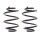 Fahrwerksfedern-Set hinten Schraubenfeder Ø 156 mm KYB für u.a. DAEWOO LANOS