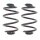 Fahrwerksfedern-Set hinten Schraubenfeder Ø 153 mm KYB passend für AUDI A6
