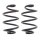 Fahrwerksfedern-Set hinten Schraubenfeder Ø 152 mm KYB passend für AUDI A6