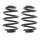 Suspension Spring Set rear coil spring Ø 148 mm KYB for e.g. BMW 3 Series