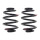 Fahrwerksfedern-Set hinten Schraubenfeder Ø 145 mm KYB für u.a. BMW Z3
