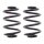 Suspension Spring Set rear coil spring Ø 142 mm KYB for e.g. BMW 3 Series