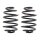 Suspension Spring Set rear coil spring Ø 161 mm KYB for KIA SPORTAGE