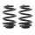 Fahrwerksfedern-Set hinten Schraubenfeder Ø 150 mm KYB für u.a. MB VITO
