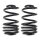 Suspension Spring Set rear coil spring Ø 162 mm KYB for e.g. NISSAN PRIMASTAR