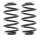 Fahrwerksfedern-Set hinten Schraubenfeder Ø 143 mm KYB für u.a. OPEL SIGNUM