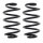 Fahrwerksfedern-Set hinten Schraubenfeder Ø 133 mm KYB für u.a. OPEL VECTRA