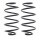 Fahrwerksfedern-Set hinten Schraubenfeder Ø 142 mm KYB für u.a. OPEL ASTRA