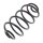 Fahrwerksfedern-Set hinten Schraubenfeder Ø 142 mm KYB für u.a. OPEL ASTRA