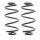 Fahrwerksfedern-Set hinten Schraubenfeder Ø 138 mm KYB für u.a. SAAB 9-3