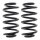 Suspension Spring Set rear coil spring Ø 165 mm KYB for e.g. MB VITO