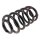 Suspension Spring Set rear coil spring Ø 165 mm KYB for e.g. MB VITO