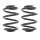 Fahrwerksfedern-Set hinten Schraubenfeder Ø 144 mm KYB passend für BMW Z4