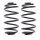 Fahrwerksfedern-Set hinten Schraubenfeder Ø 147 mm KYB für u.a. OPEL ZAFIRA