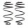 Fahrwerksfedern-Set hinten Schraubenfeder Ø 141 mm KYB für u.a. OPEL ASTRA