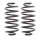Suspension Spring Set rear coil spring Ø 146 mm KYB for OPEL ZAFIRA