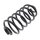 Suspension Spring Set rear coil spring Ø 146 mm KYB for OPEL ZAFIRA