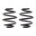 Suspension Spring Set rear coil spring Ø 156 mm KYB suitable for SAAB 9-3