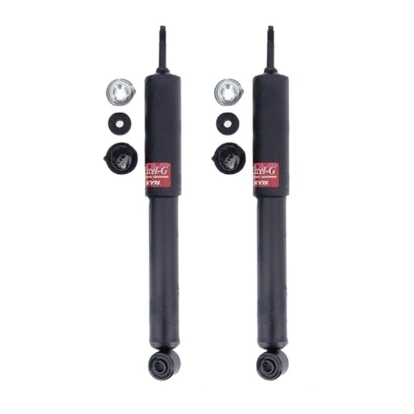Shock Absorber set front axle gas pressure KYB suitable for e.g. NISSAN