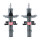 Shock Absorber set front axle gas pressure KYB for e.g. RENAULT MEGANE