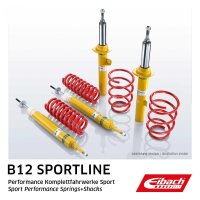 Suspension Kit Springs/Shock Absorbers gas pressure EIBACH for SEAT LEON