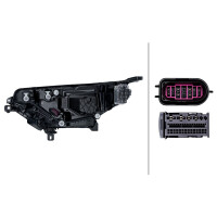 Hauptscheinwerfer rechts 12 V LED Matrix HELLA...