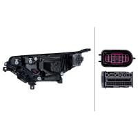 Hauptscheinwerfer rechts 12 V LED Matrix HELLA...