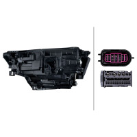 Hauptscheinwerfer rechts 12 V LED Matrix HELLA passend für SKODA KODIAQ