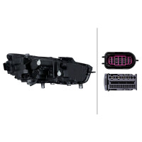 Hauptscheinwerfer links 12 V LED Matrix HELLA für...