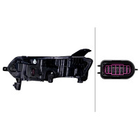 Hauptscheinwerfer rechts 12 V LED HELLA Aftermarket-Expertise für RENAULT SCENIC