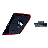 Rear Light left 12 V LED HELLA IAM-Expertise for...