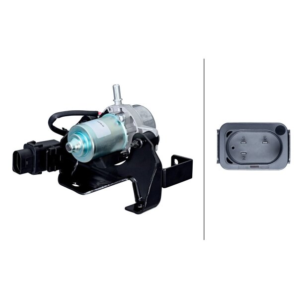 Vacuum Pump Brake System 12 V electric HELLA for GENERAL MOTORS