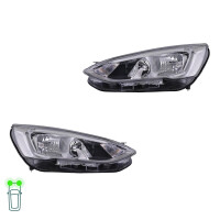 Hauptscheinwerfer-Set links rechts 12 V H7 Halogen HELLA...