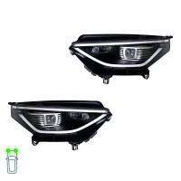 Hauptscheinwerfer-Set links rechts 12 V LED Matrix HELLA...