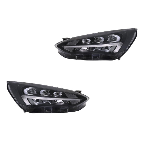 Hauptscheinwerfer-Set links rechts 12 V LED HELLA für u.a. FORD FOCUS
