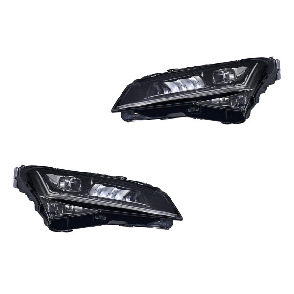 Hauptscheinwerfer-Set links rechts 12 V LED HELLA für u.a. SKODA SUPERB
