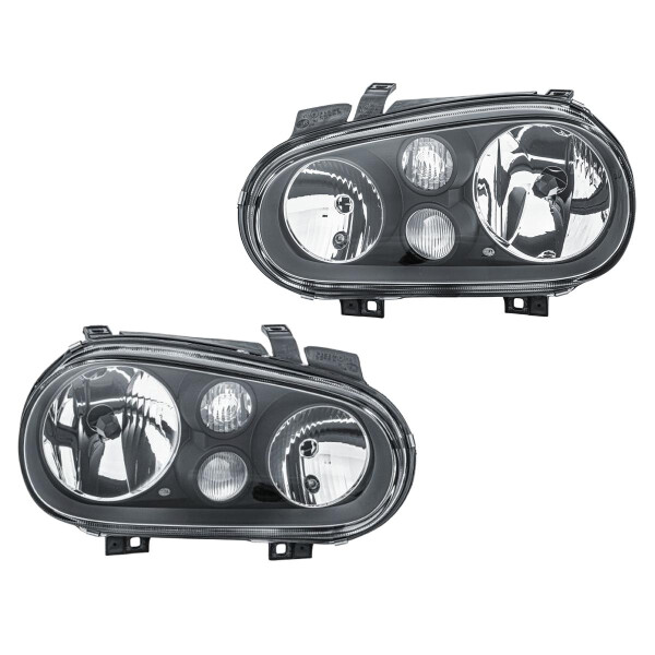 Hauptscheinwerfer-Set links rechts 12 V H7/H1 HELLA für u.a. VW GOLF
