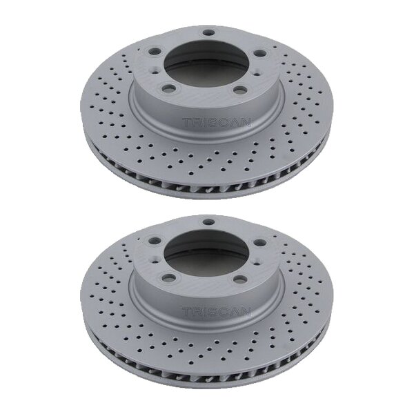 2 Brake Discs vented Ø 298 mm TRISCAN for PORSCHE BOXSTER and others